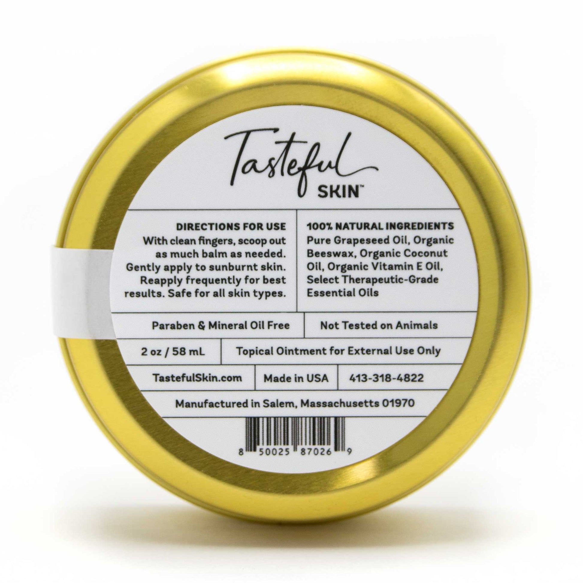 Sunburn Balm-Tasteful Skin